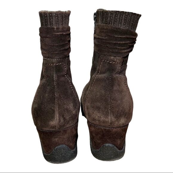 BLONDO 8 Brown  Ankle Boots Waterproof Suede Leather Bootie Winter Outdoors - Picture 3 of 8